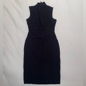 Marciano Black Fitted Dress, Size Small